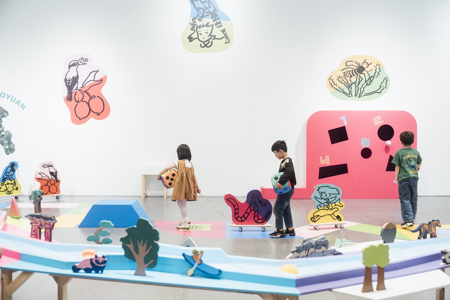 〈水之村 · 桃園〉及〈桃園雙六〉展區