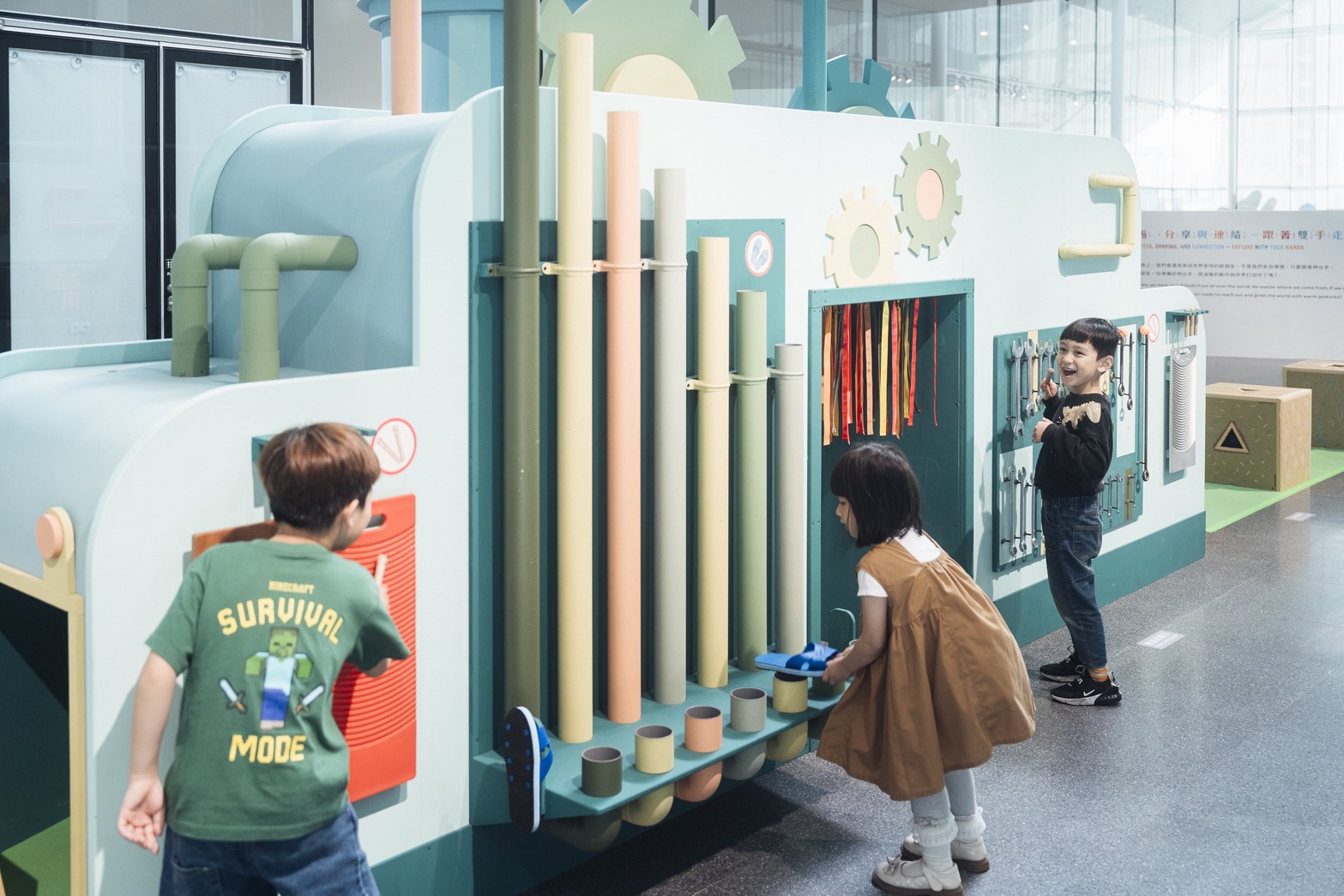 〈耳朵怪的聲音製造機〉展區