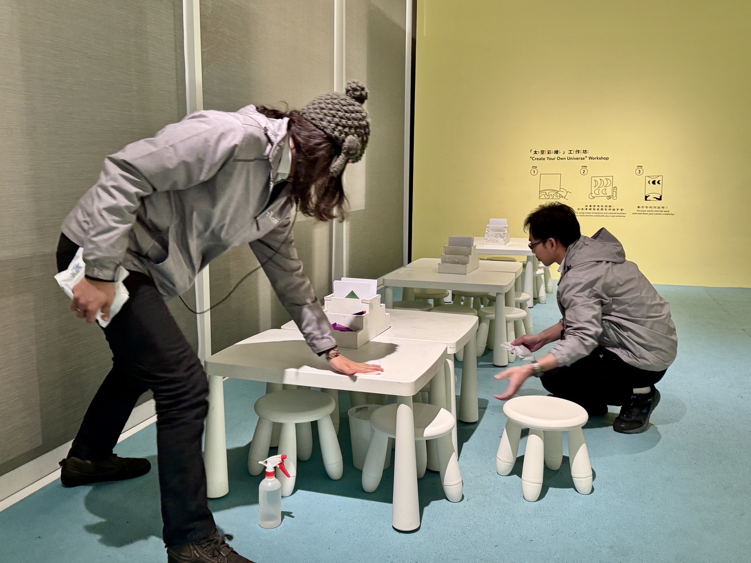 桃園市兒童美術館 清潔消毒