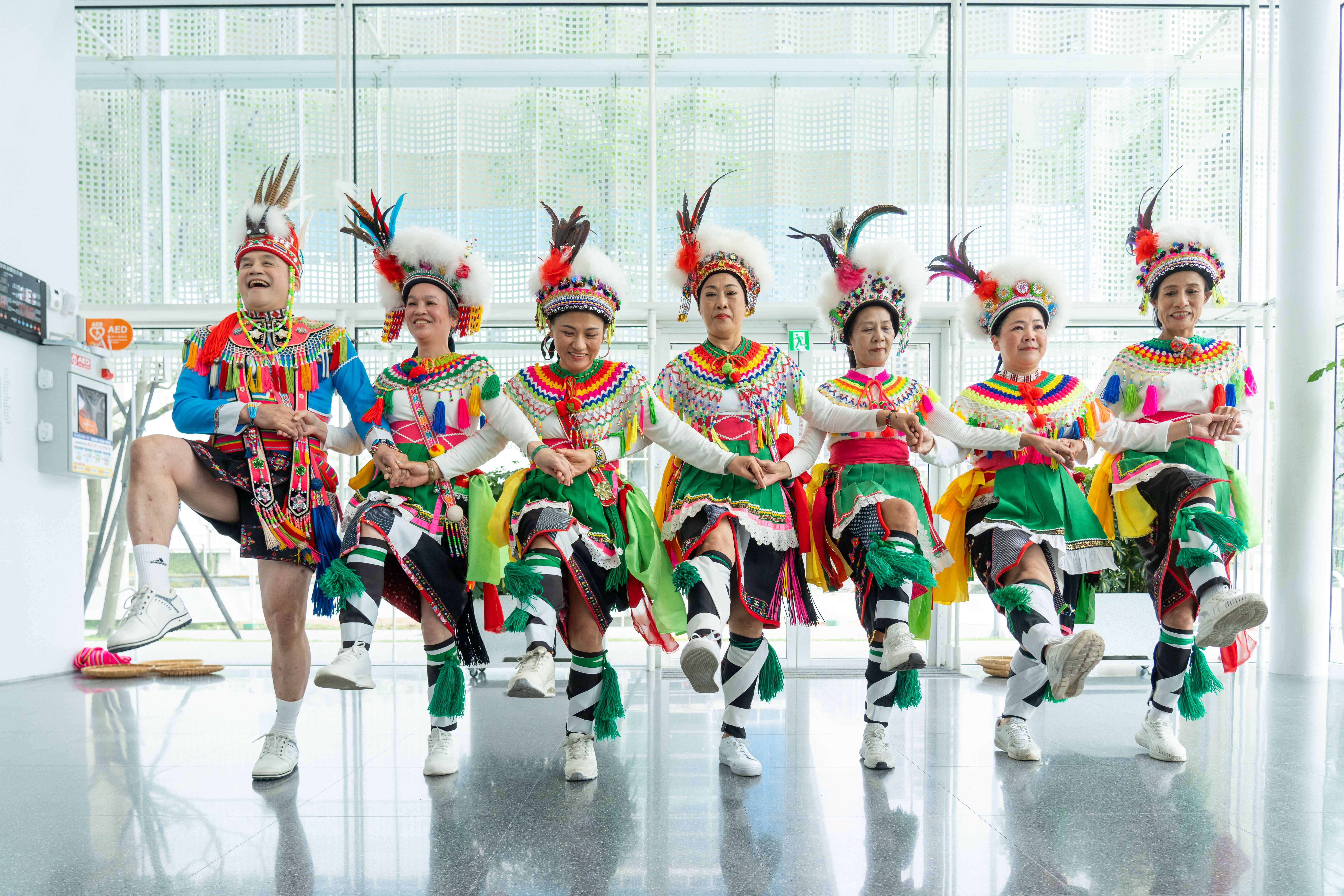 部落文化藝術團所帶來「祭的腳印」演出。攝影/林家賢。