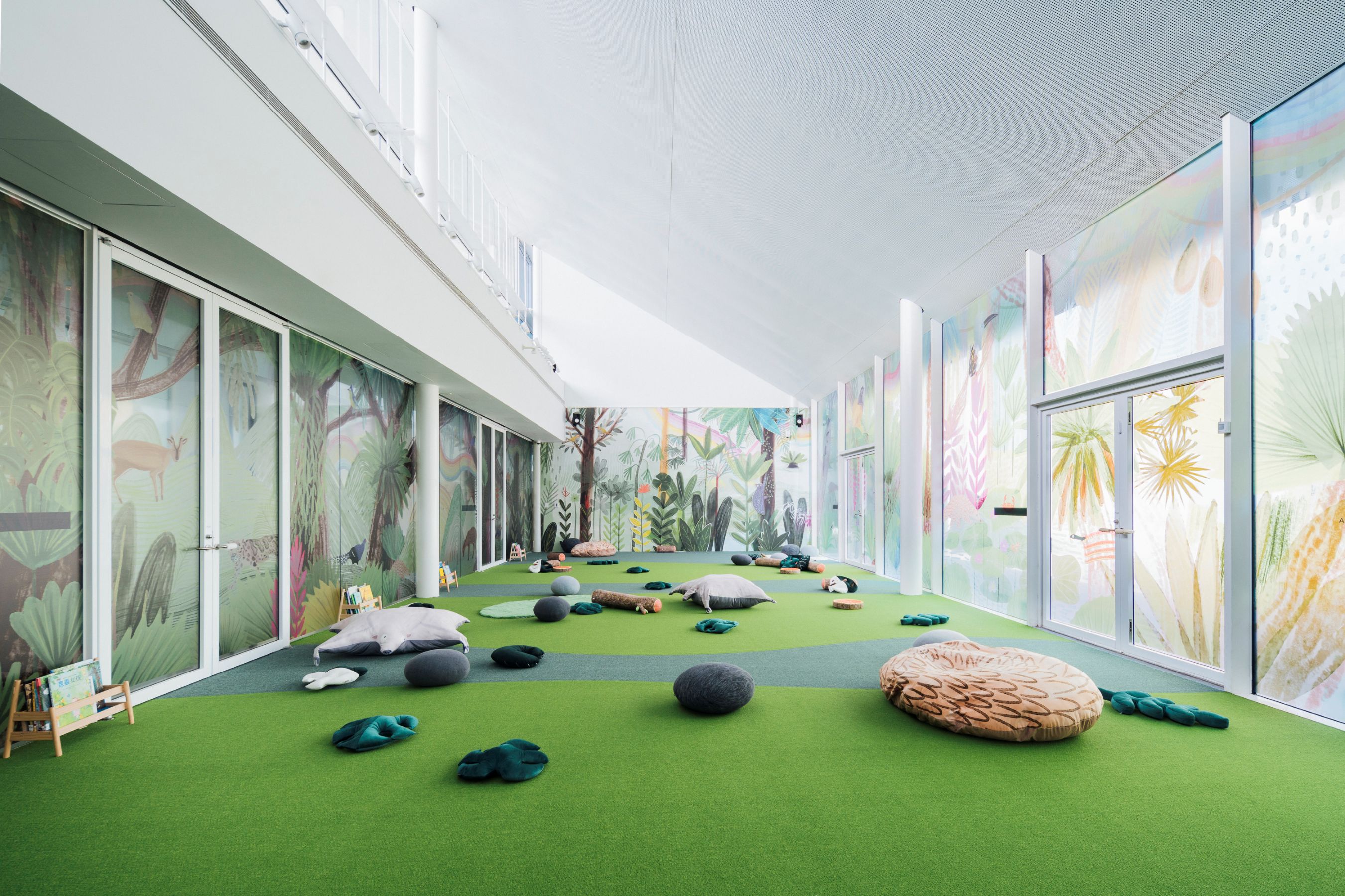 《在藝術中遇見大自然》獲繆斯獎「體驗與沉浸式—展覽體驗類」金獎及「環境及永續類」銀獎。(攝影/透島影業,圖片提供/桃園市立美術館)