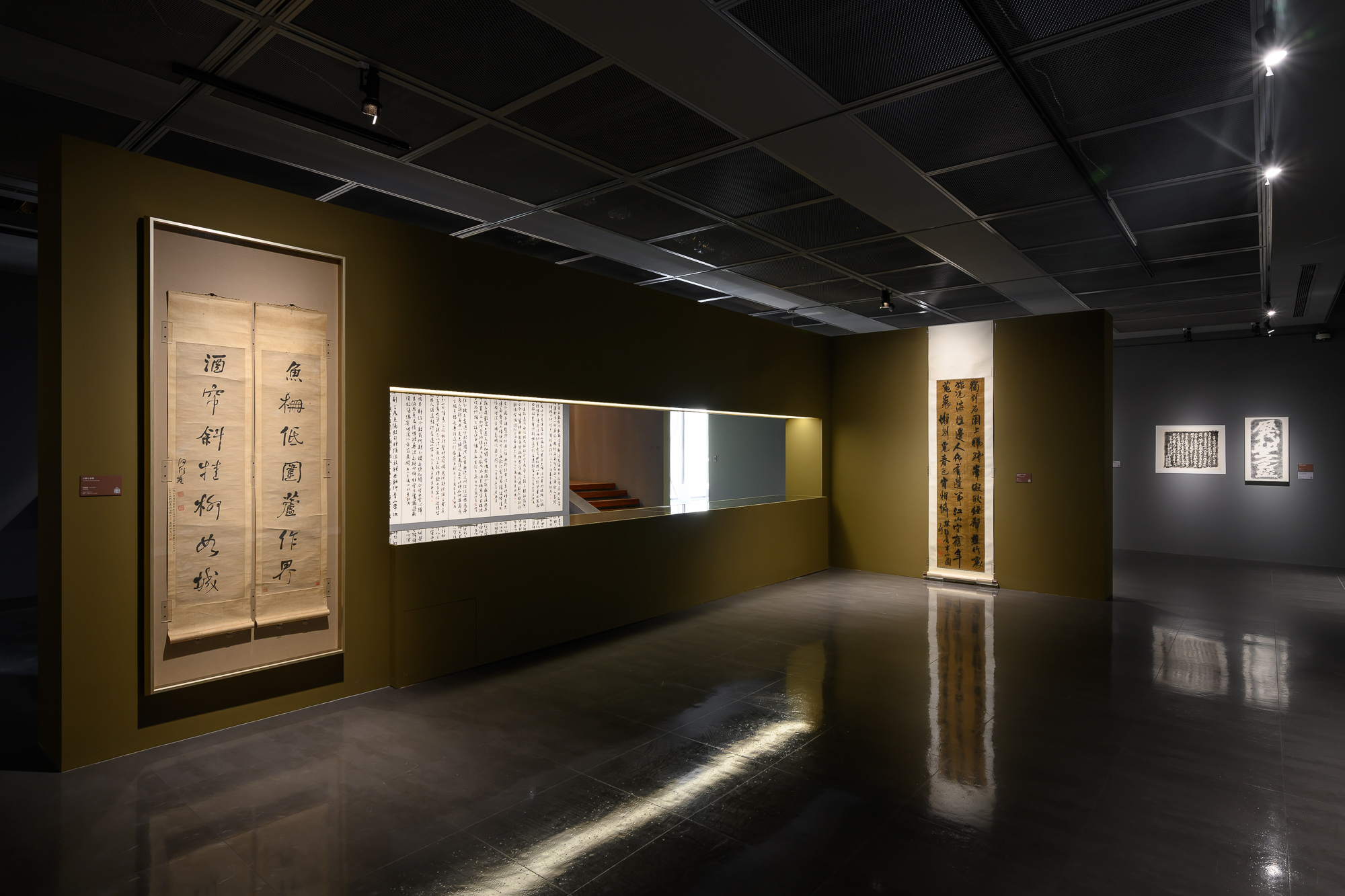 2025橫山書藝雙年展王鐸作品展出。攝影／ANPIS FOTO王世邦，圖片提供／桃園市立美術館。