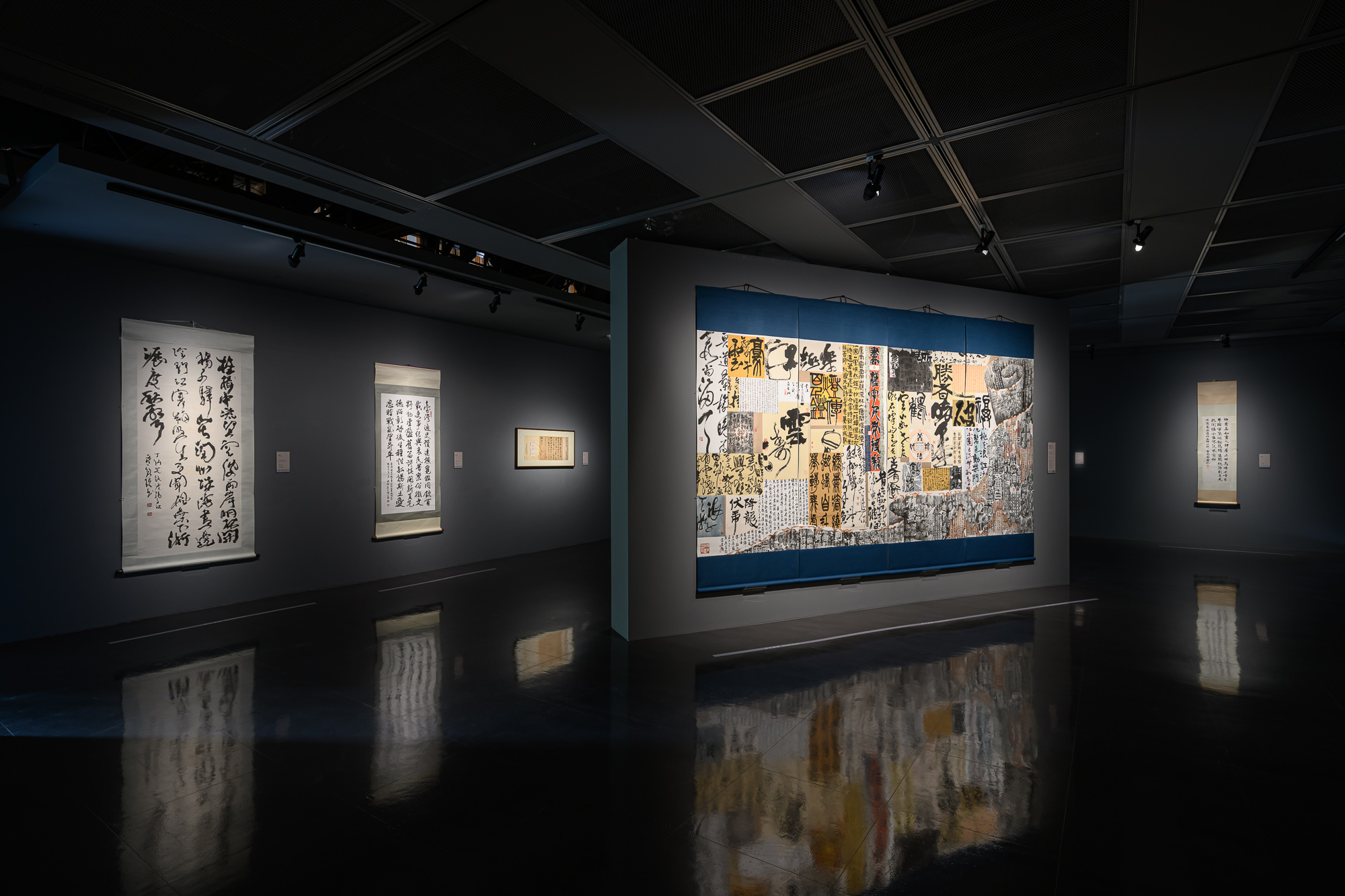 「網絡與系譜」展區照。