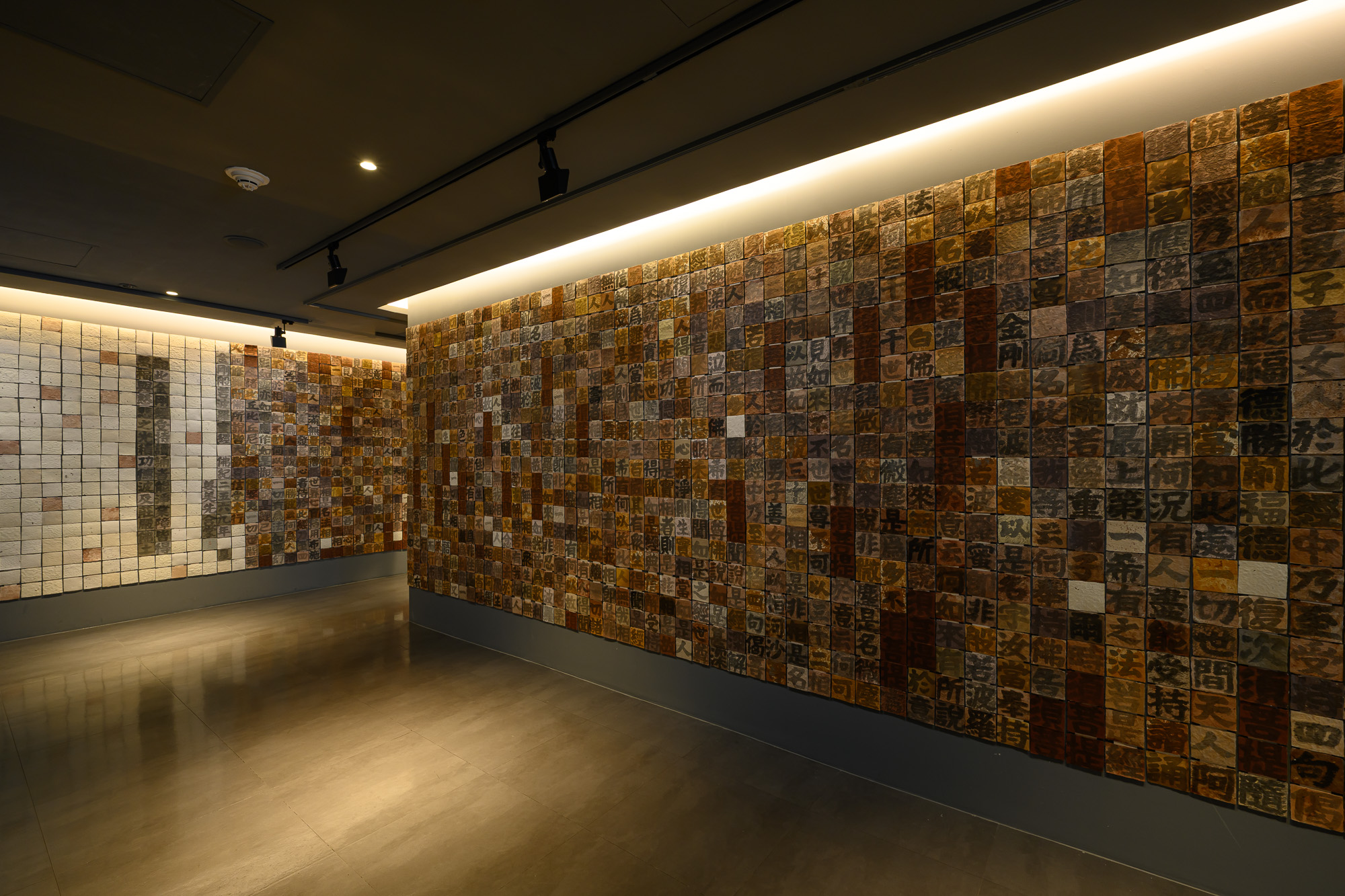 韓國藝術家姜美先作品〈智慧之森〉作品一隅。