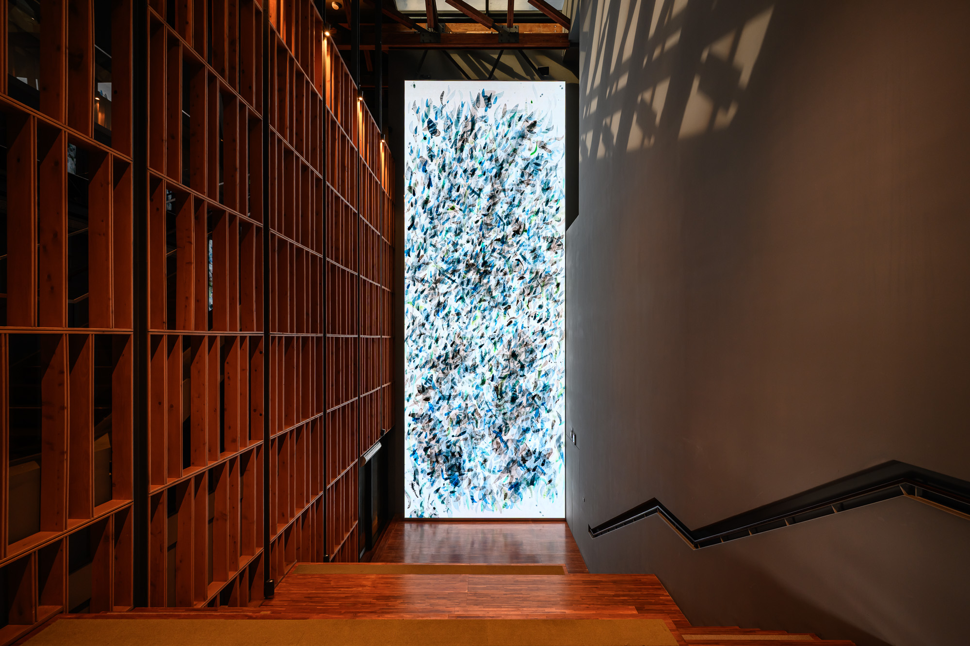 臺灣藝術家袁慧莉作品〈時間之漬:悲欣〉作品照。